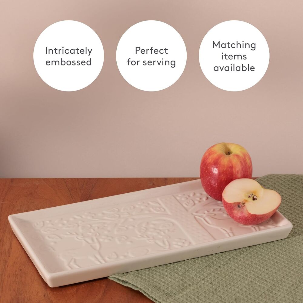 Mason Cash - In The Forest Cream Serving Platter - 30cm