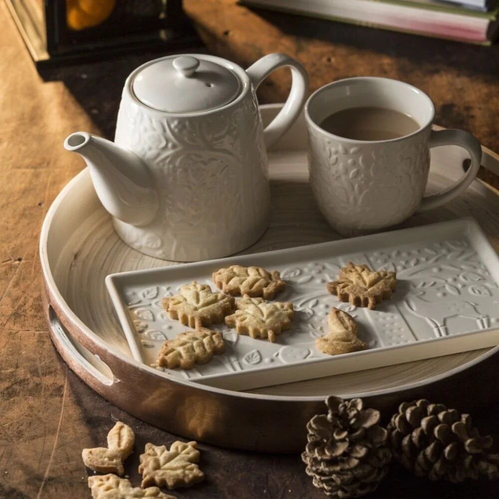 Mason Cash - In The Forest Cream Serving Platter - 30cm