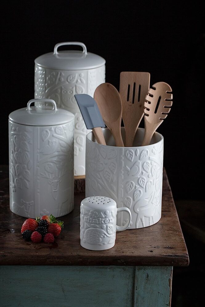 Mason Cash - Forest Cream Utensil Pot