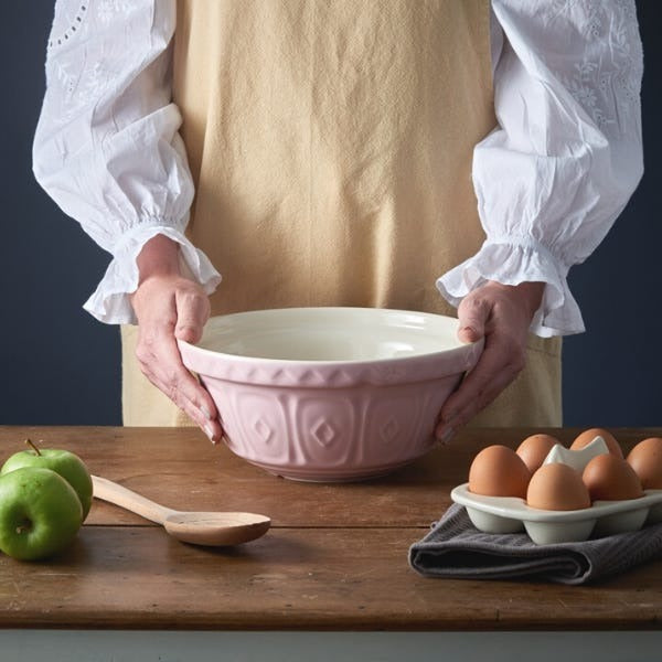 Mason Cash - Powder Pink Mixing Bowl - 24cm