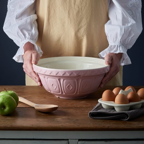 Mason Cash - Powder Pink Mixing Bowl - 26cm