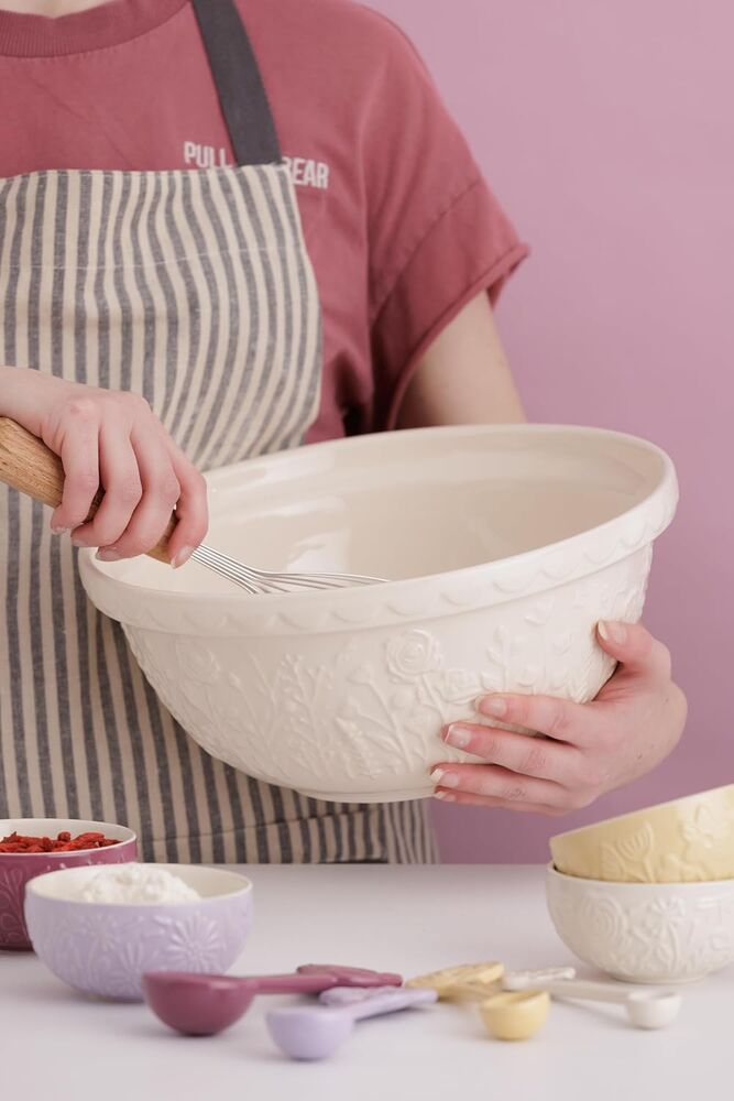 Mason Cash - In The Meadow Rose Cream Mixing Bowl - 29cm
