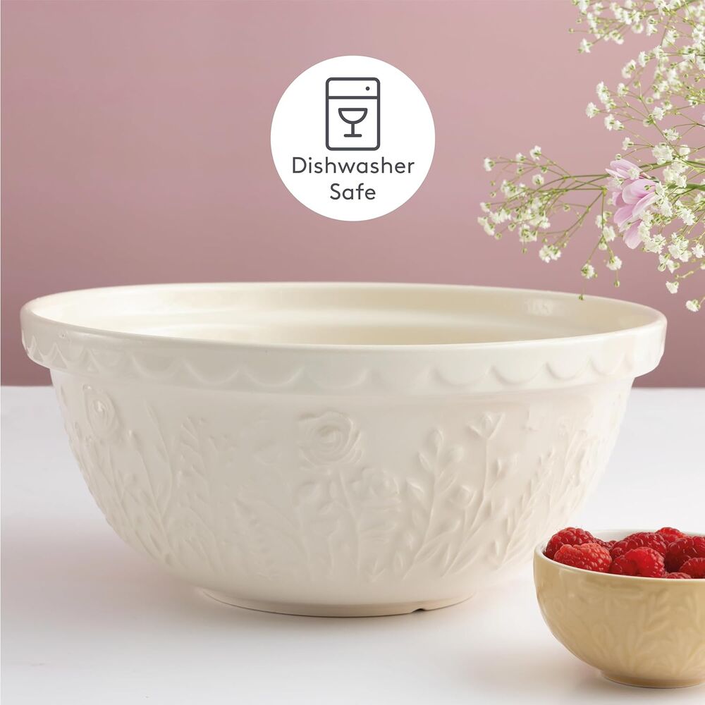 Mason Cash - In The Meadow Rose Cream Mixing Bowl - 29cm