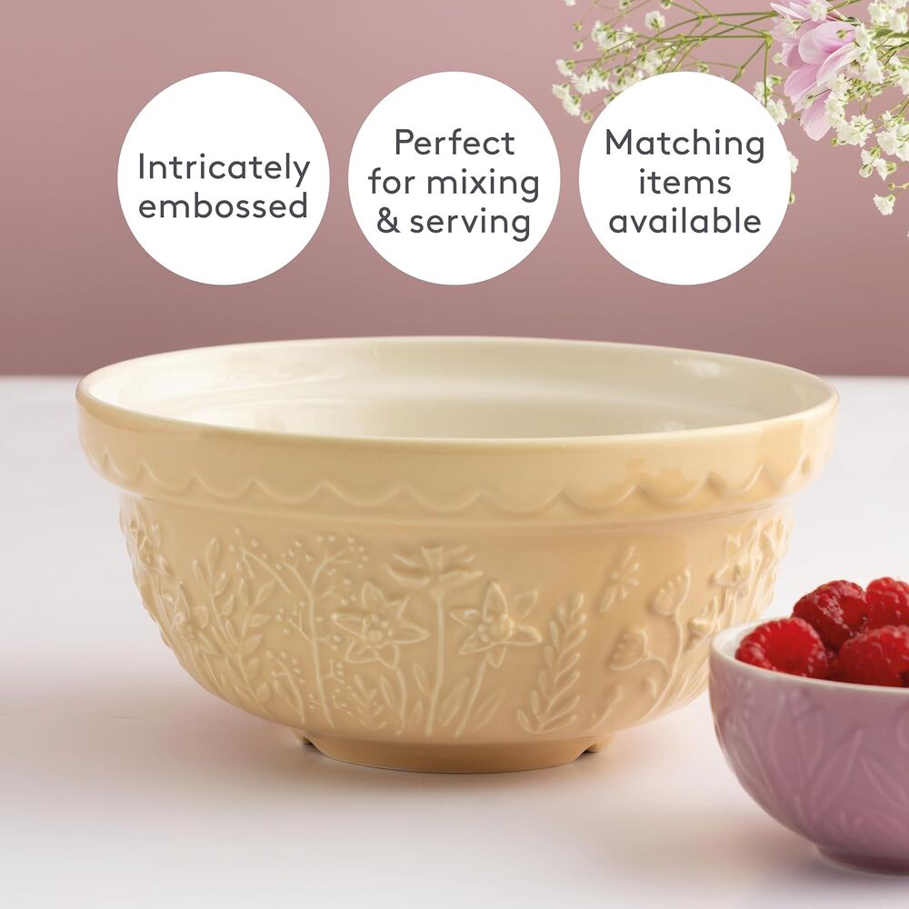 Mason Cash - In The Meadow Daffodil Yellow Mixing Bowl - 21cm