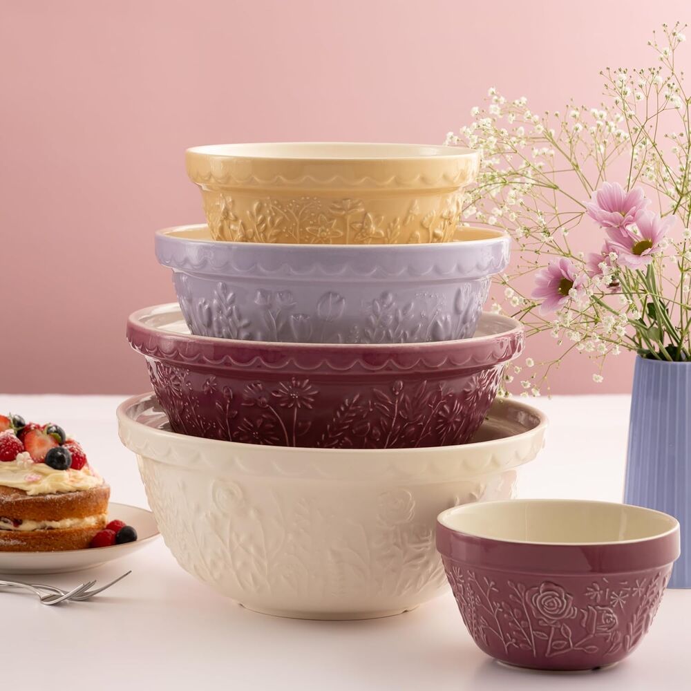 Mason Cash - In The Meadow Tulip Lilac Mixing Bowl - 24cm