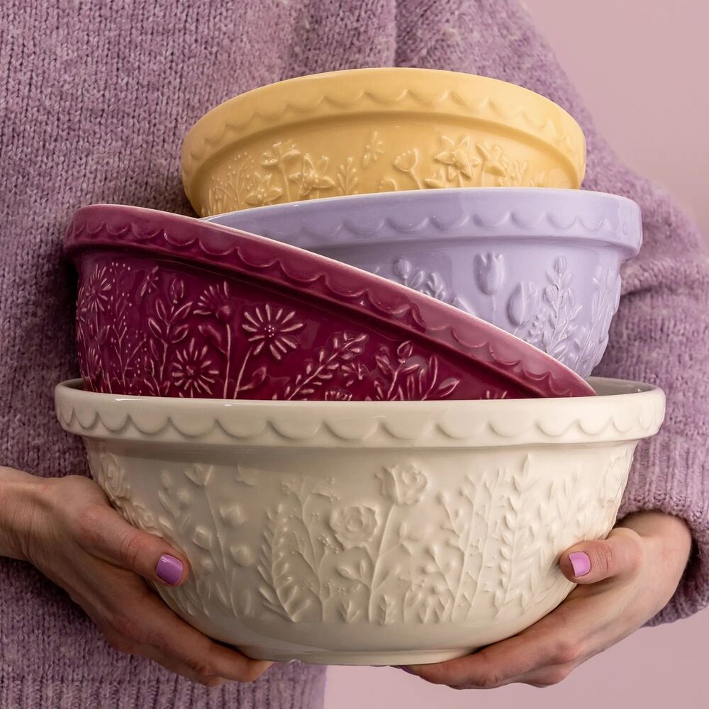 Mason Cash - In The Meadow Tulip Lilac Mixing Bowl - 24cm
