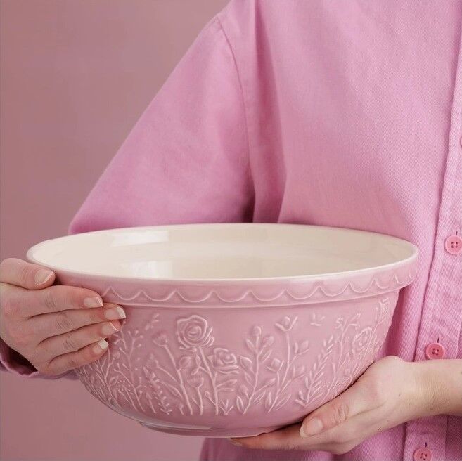 Mason Cash - In The Meadow Rose Pink Mixing Bowl - 29cm