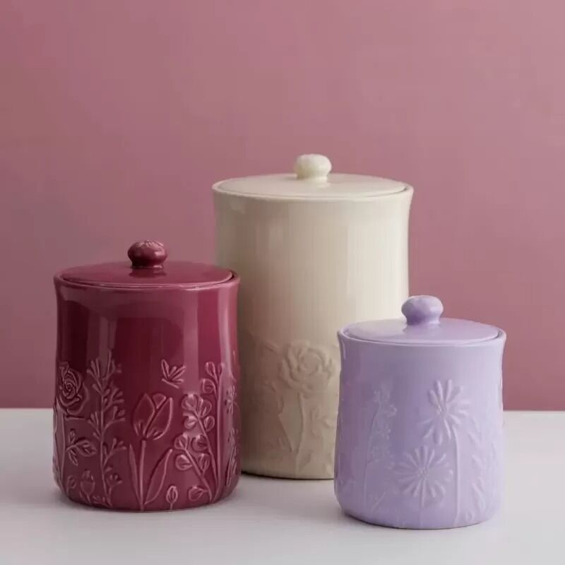 Mason Cash - In The Meadow Lilac Storage Jar - 800mL