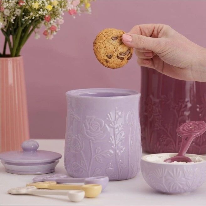 Mason Cash - In The Meadow Lilac Storage Jar - 800mL
