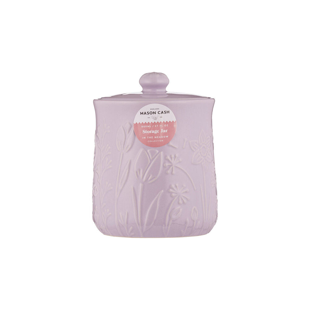 Mason Cash - In The Meadow Lilac Storage Jar - 800mL