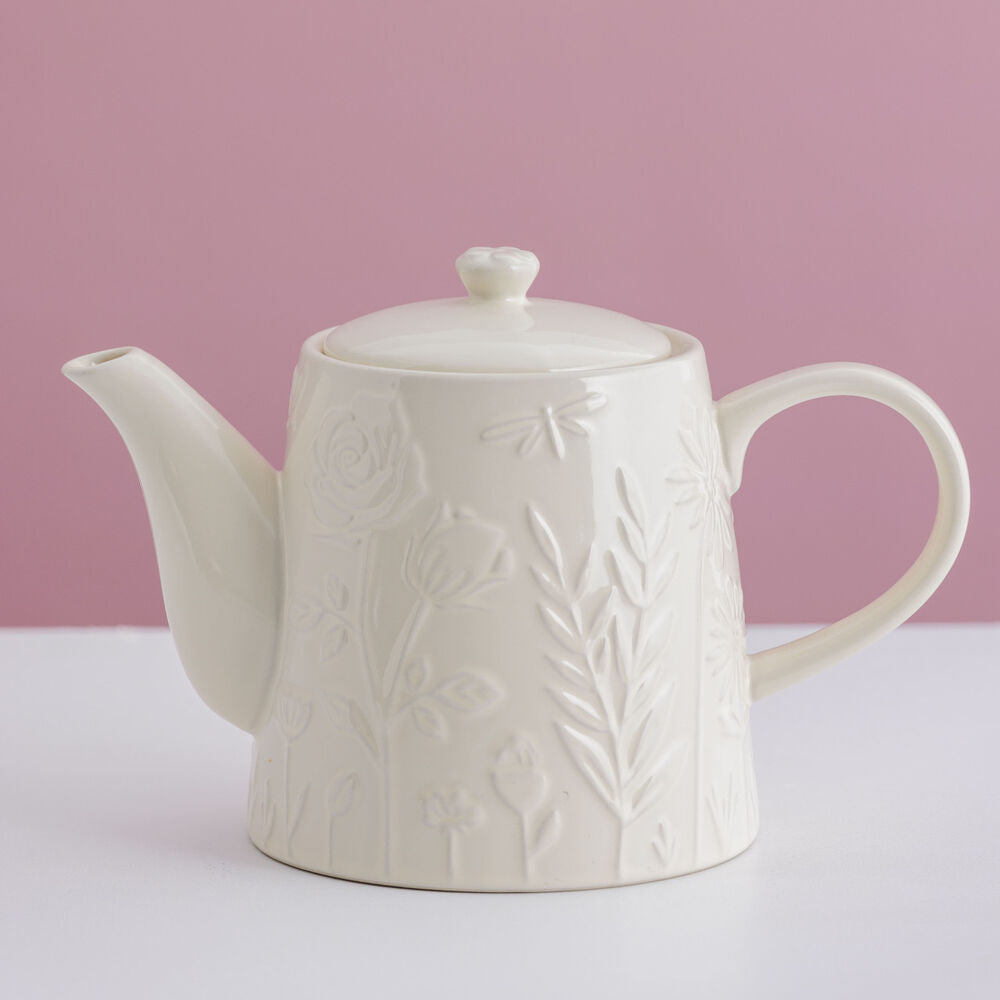 Mason Cash - In The Meadow Cream Teapot - 800ml