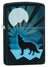 Zippo Lighter - Windproof Wolf and Moon