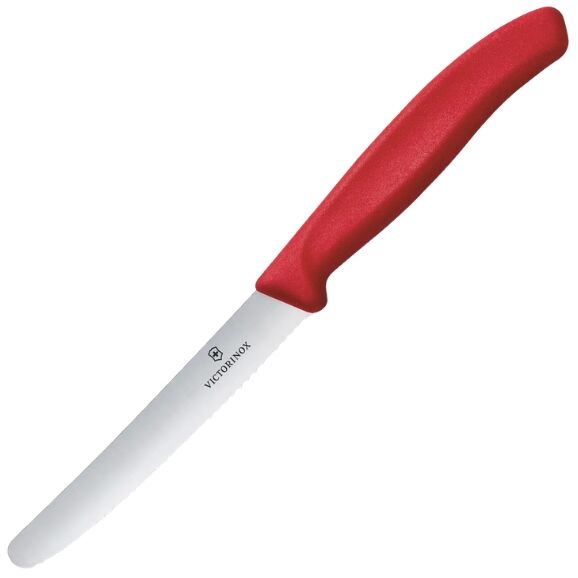 Victorinox Swiss Classic Tomato and Table Knife - Chili Red
