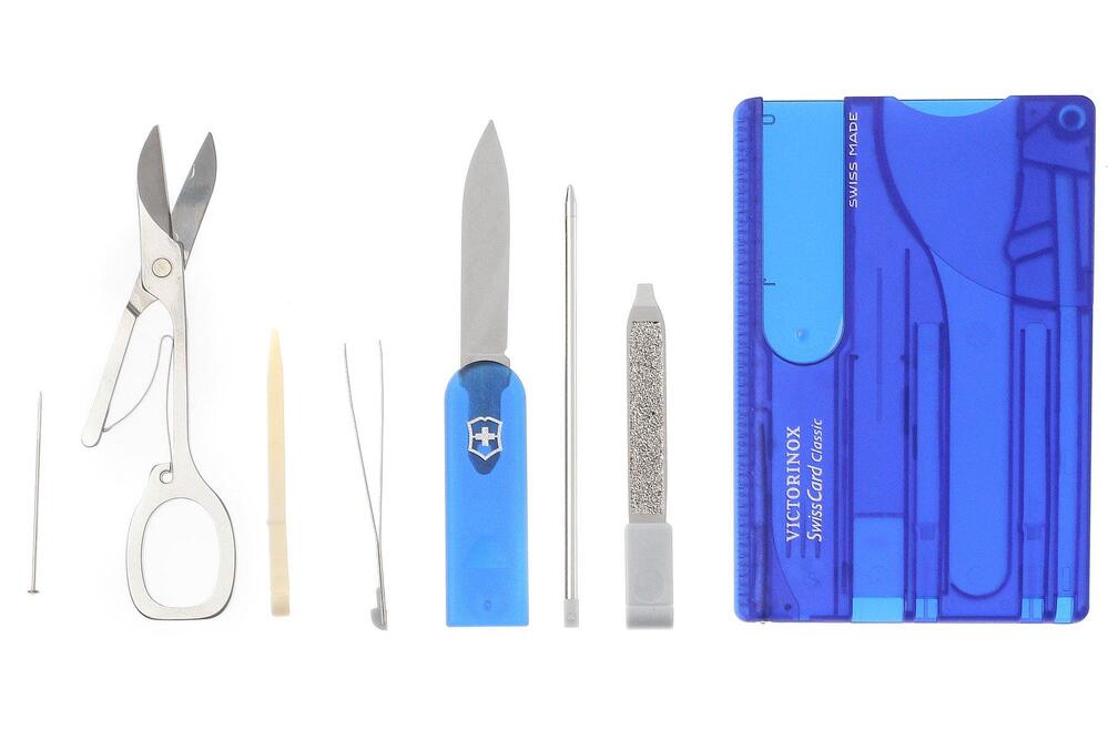 Victorinox Swisscard - Classic Blue Translucent