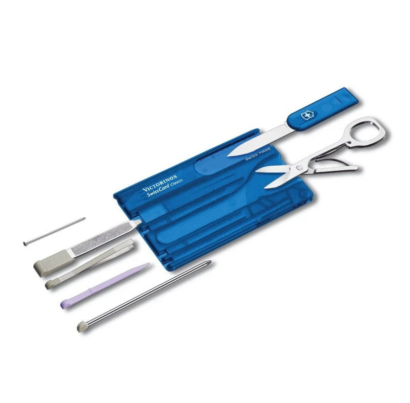 Victorinox Swisscard - Classic Blue Translucent