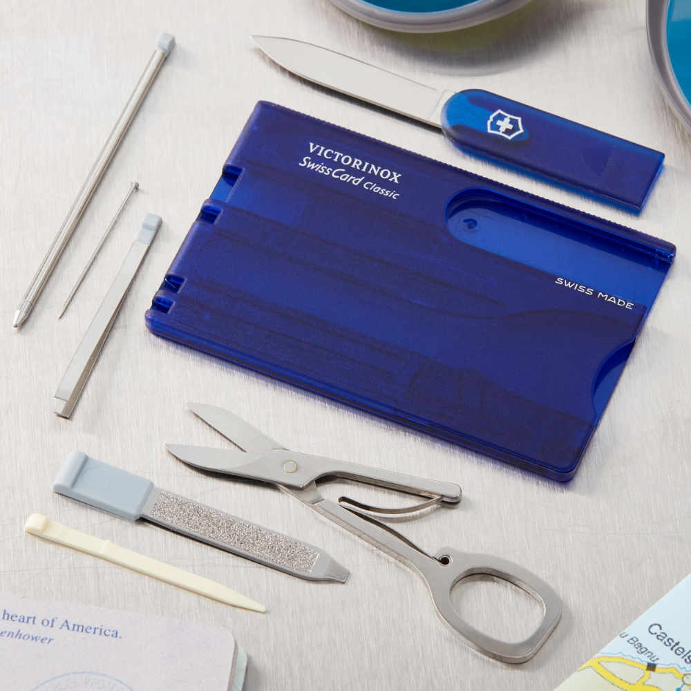 Victorinox Swisscard - Classic Blue Translucent