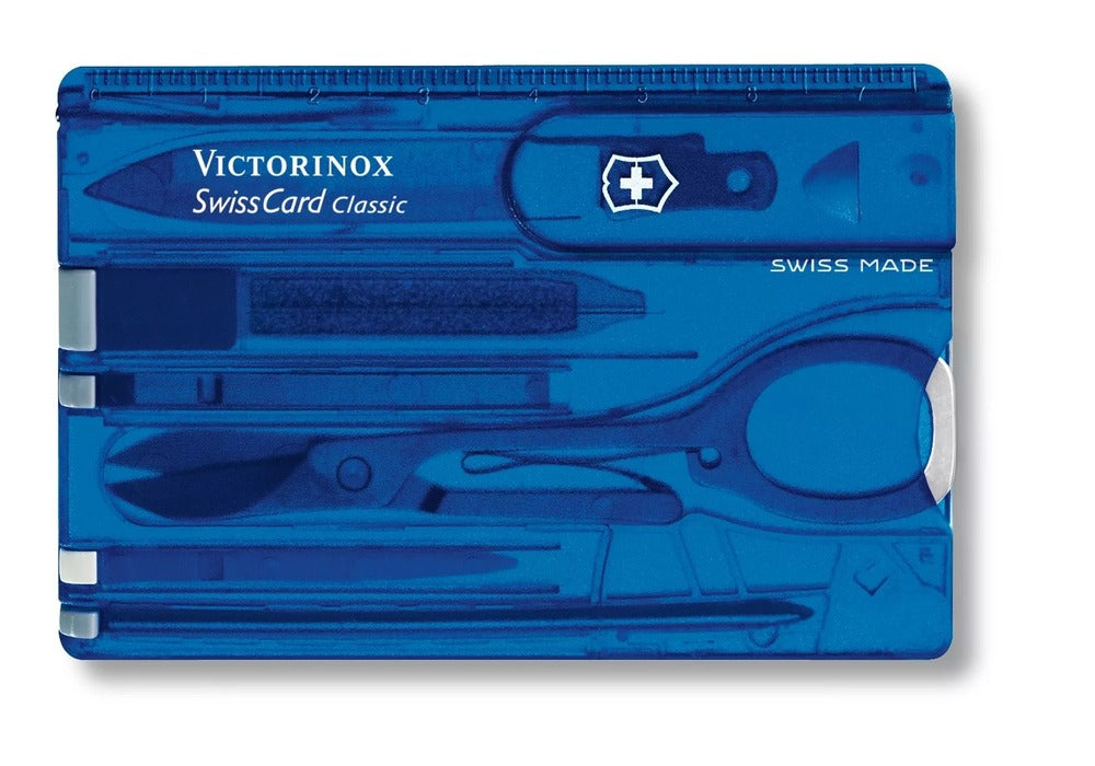 Victorinox Swisscard - Classic Blue Translucent