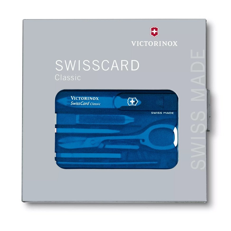 Victorinox Swisscard - Classic Blue Translucent