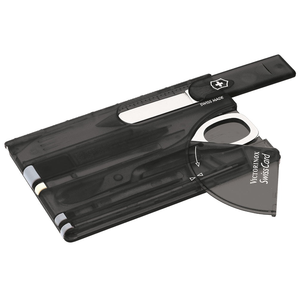 Victorinox Swisscard - Cyber Translucent Black