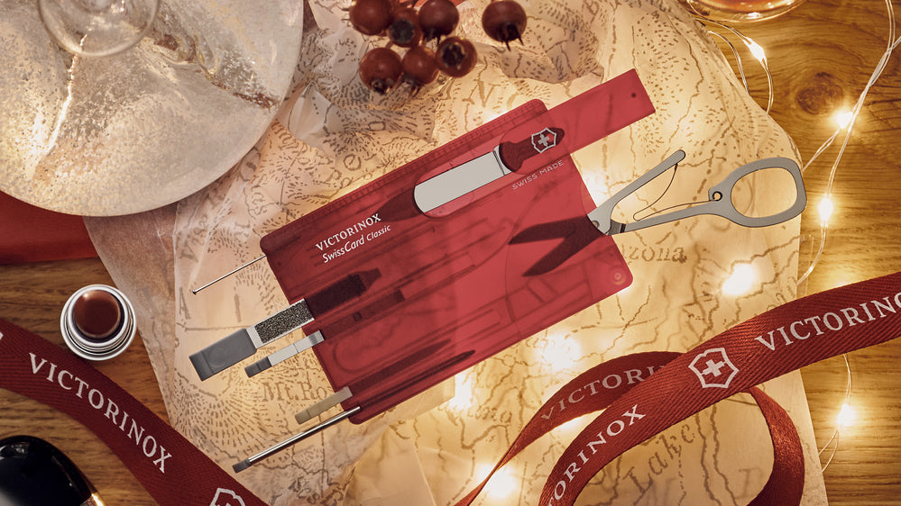 Victorinox Swisscard - Classic Red Translucent