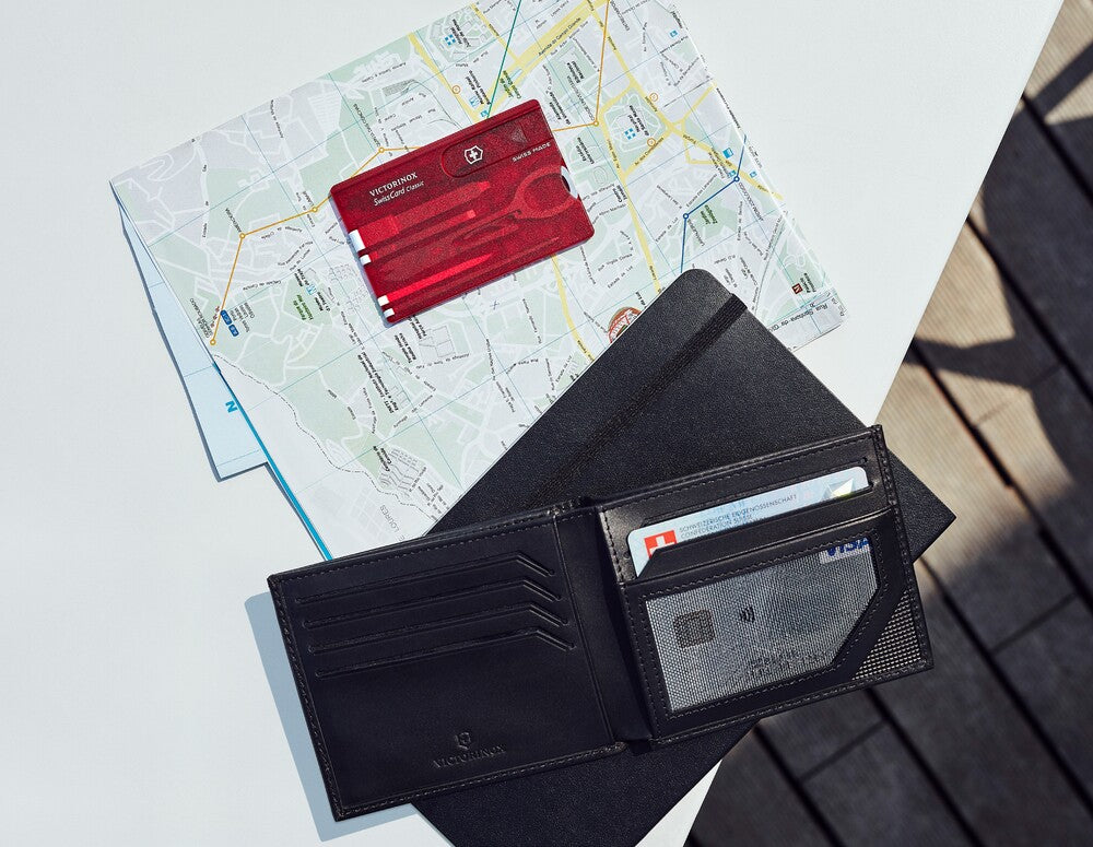 Victorinox Swisscard - Classic Red Translucent