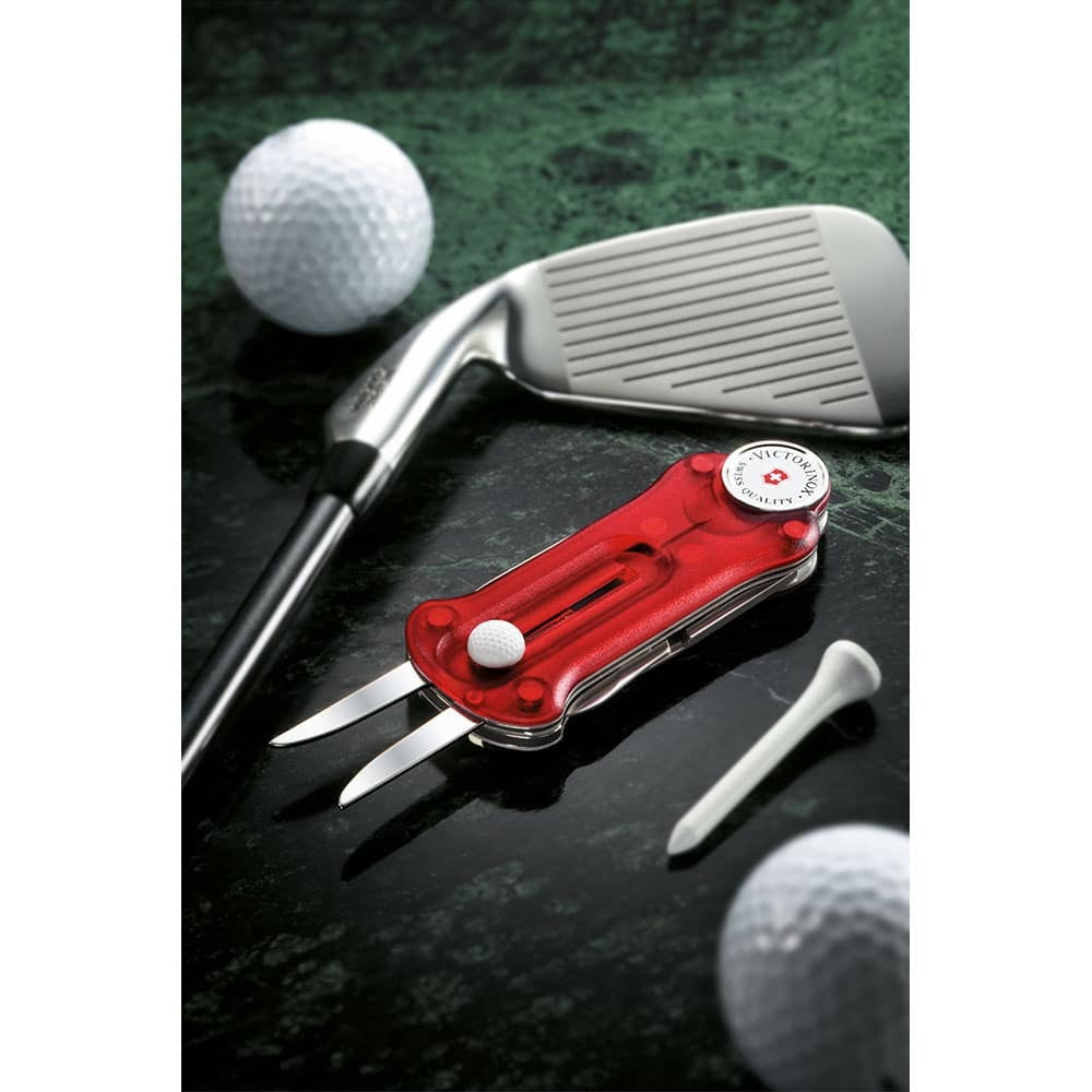 Victorinox GolfTool Translucent Red