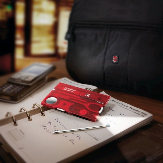 Victorinox Swisscard - Lite Red Translucent