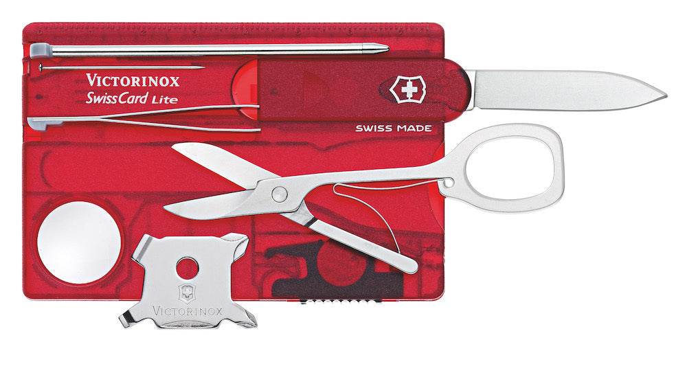 Victorinox Swisscard - Lite Red Translucent