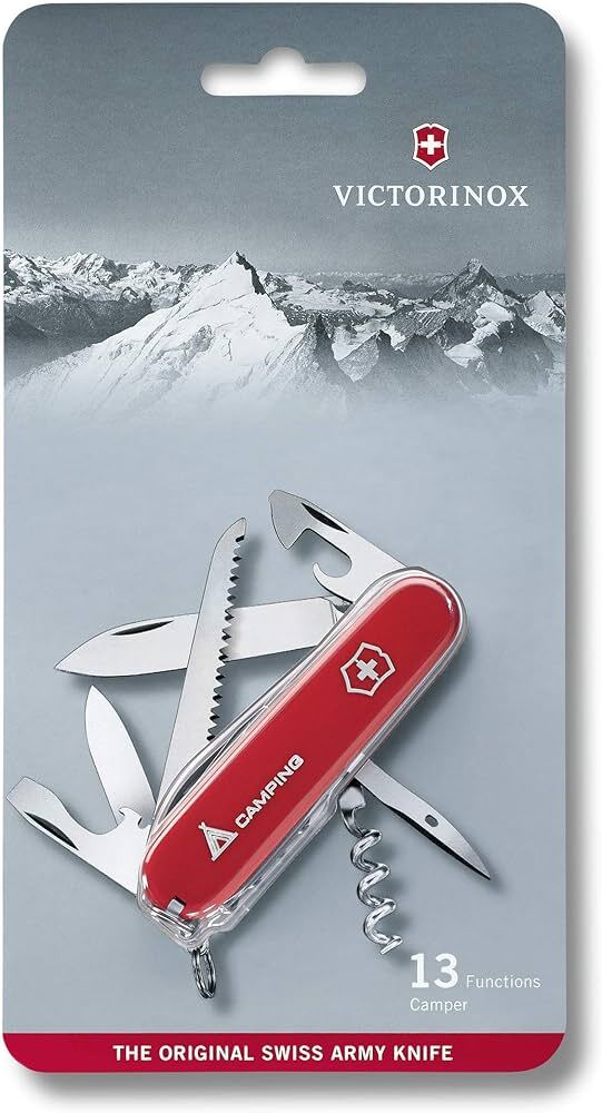 Victorinox Swiss Army Knife - Camper Red
