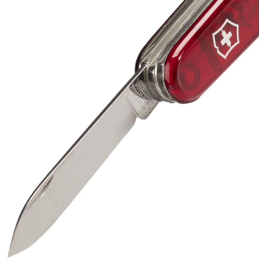 Victorinox Swiss Army Knife - Climber Red Translucent