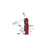 Victorinox Swiss Army Knife - Climber Red Translucent