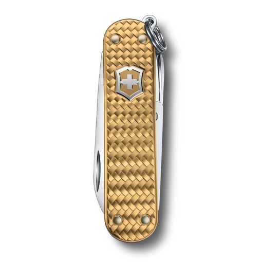 Victorinox Swiss Army Knife - Classic SD Precious Alox Brass Gold