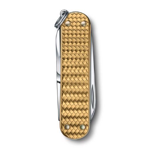 Victorinox Swiss Army Knife - Classic SD Precious Alox Brass Gold