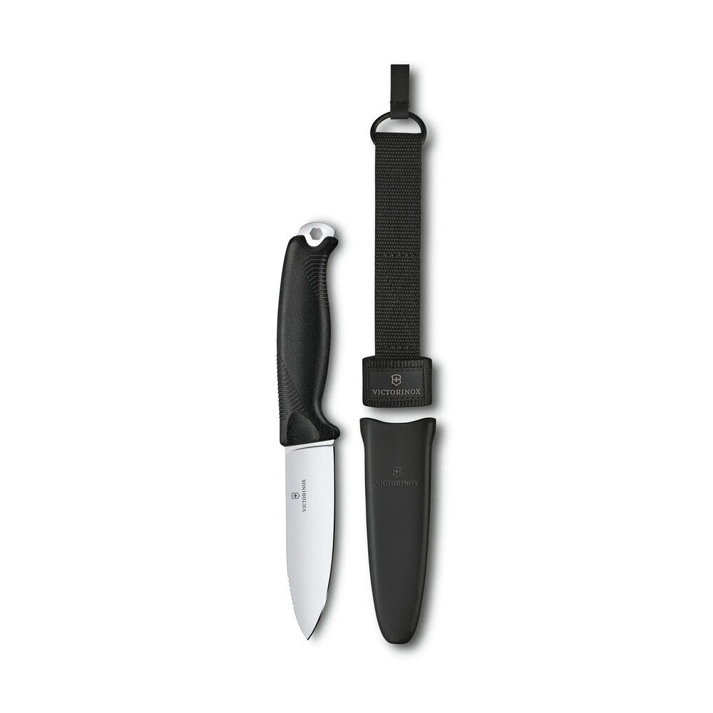 Victorinox Swiss Army Knife - Venture Black with Sheath and Belt Carry Loop