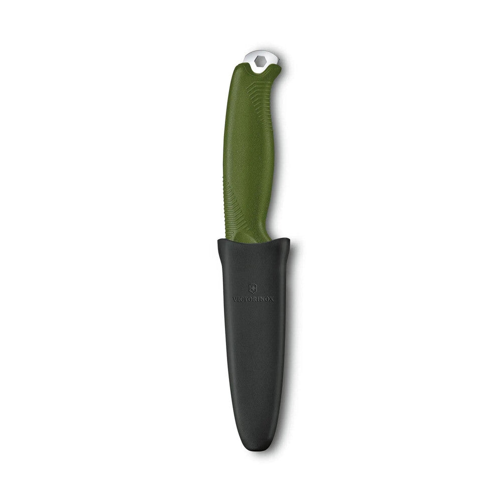 Victorinox Swiss Army Knife - Venture Olive with Sheath and Belt Carry Loop