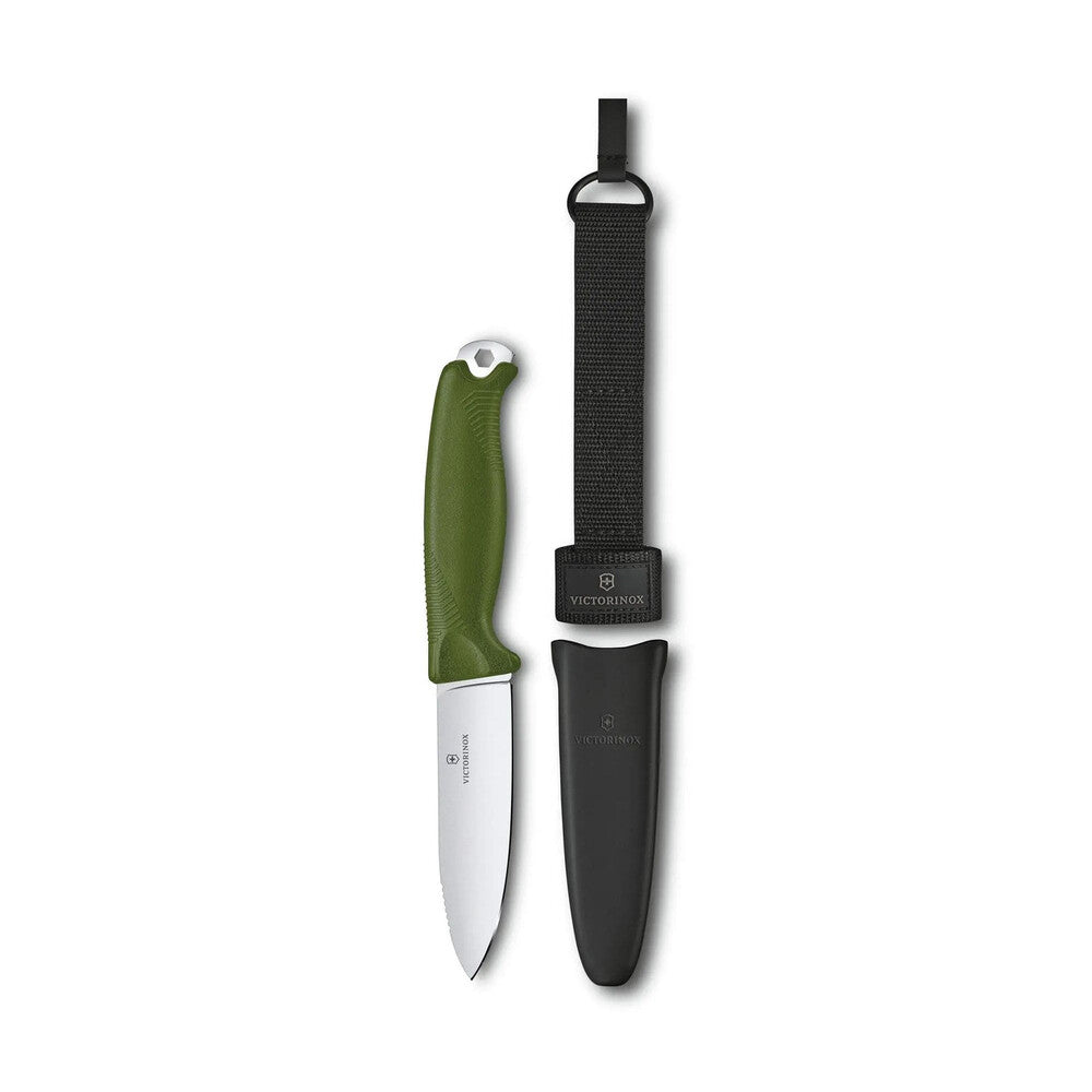 Victorinox Swiss Army Knife - Venture Olive with Sheath and Belt Carry Loop