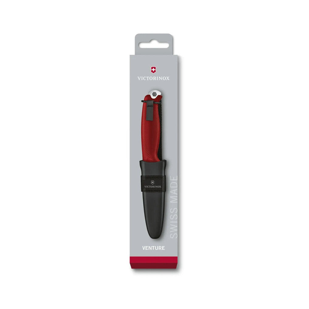 Victorinox Swiss Army Knife - Venture Red with Sheath and Belt Carry Loop