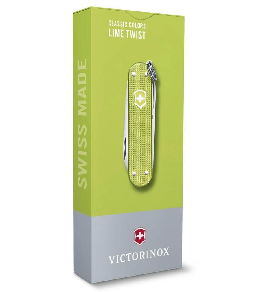 Victorinox Swiss Army Knife - Classic SD Alox Lime Twist