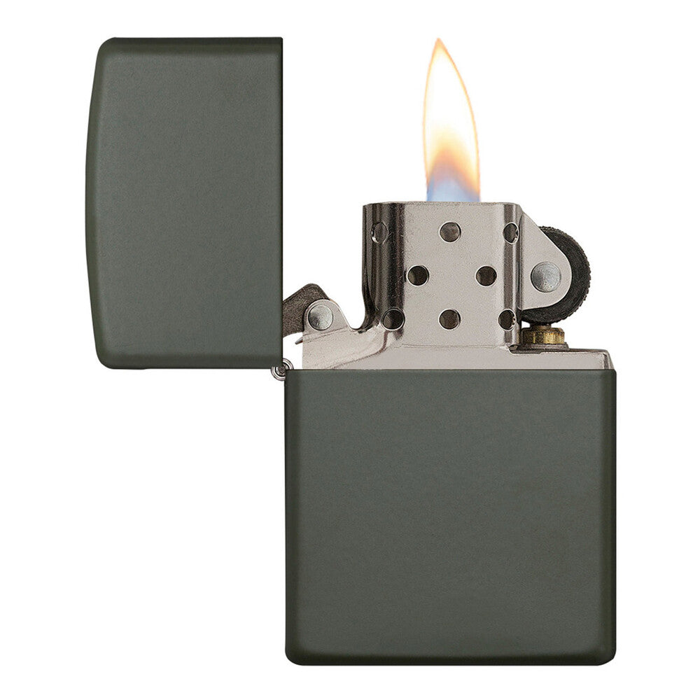 Zippo Lighter - Green Matte