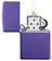 Zippo Lighter - Classic Purple Matte