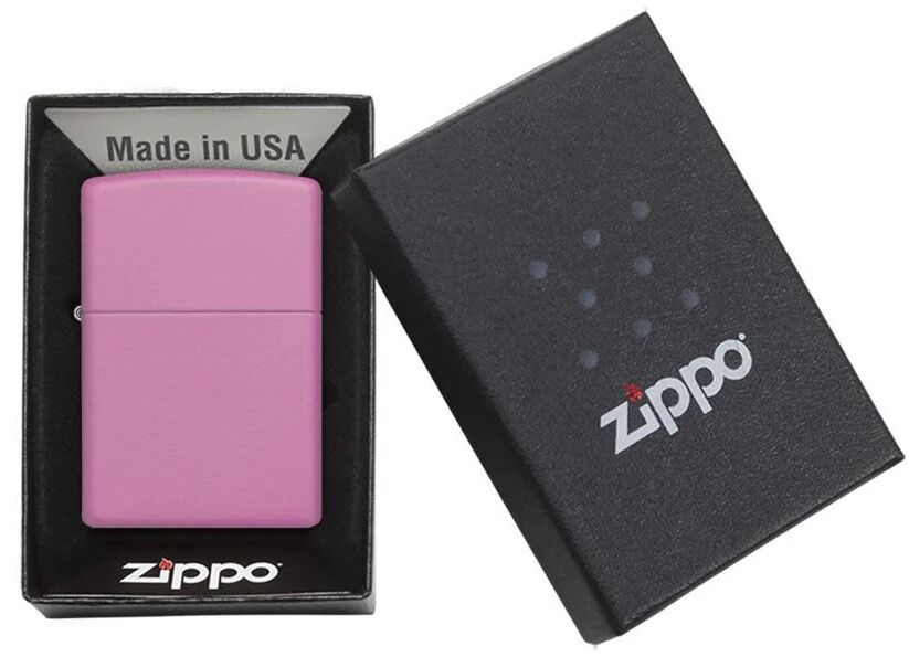 Zippo Lighter - Classic Pink Matte