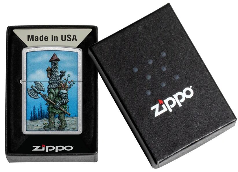 Zippo Lighter - Castle Troll Design