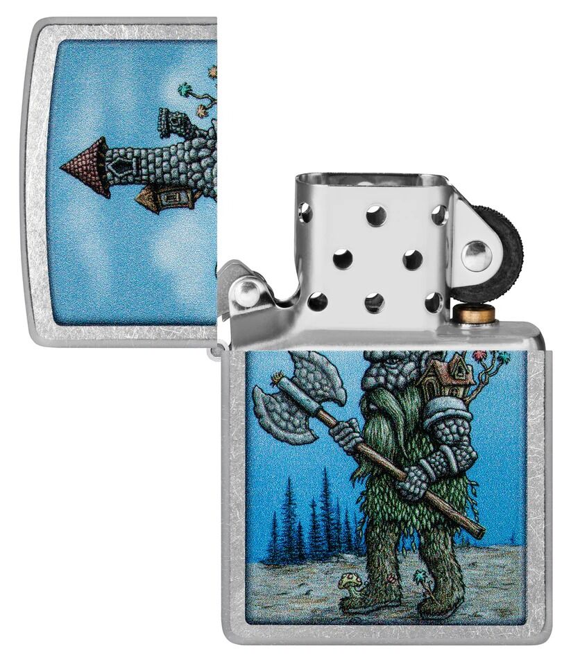 Zippo Lighter - Castle Troll Design
