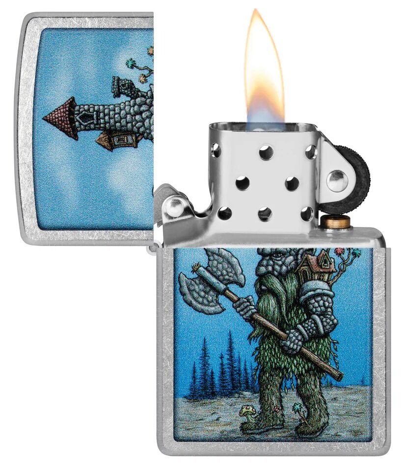 Zippo Lighter - Castle Troll Design