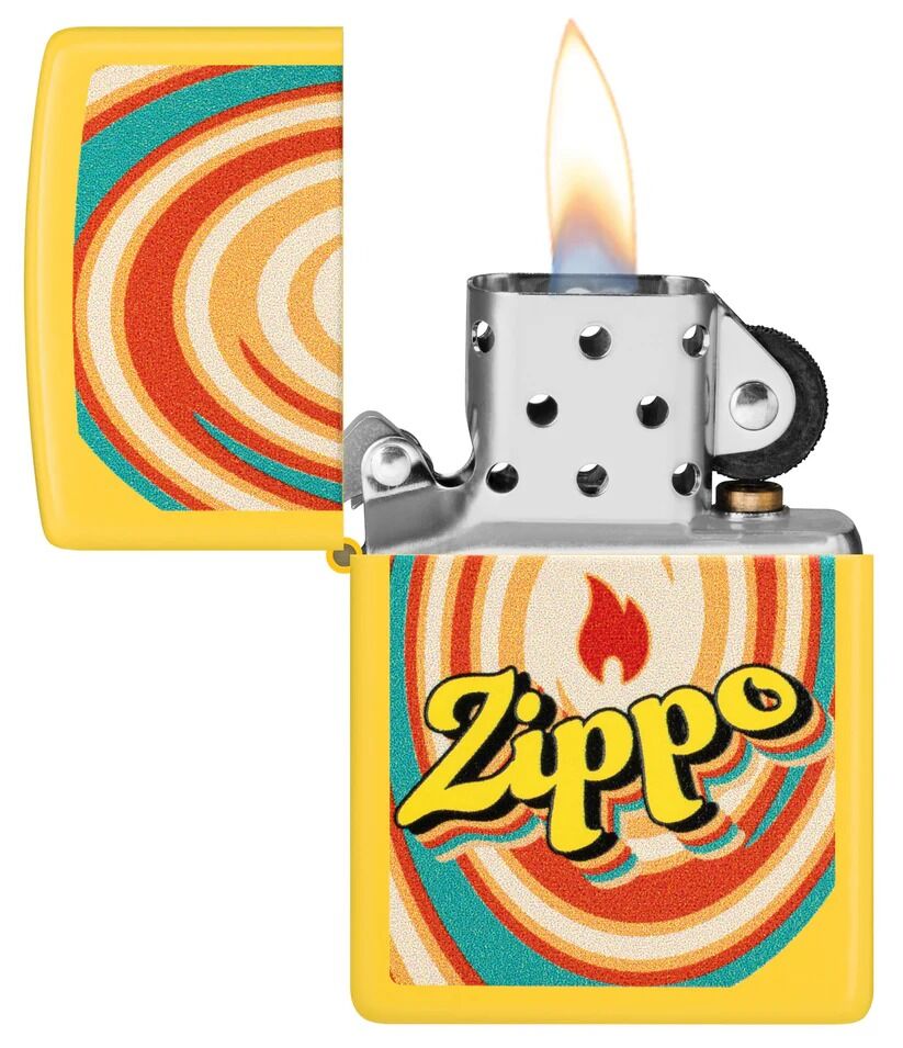 Zippo Lighter - Swirls Design