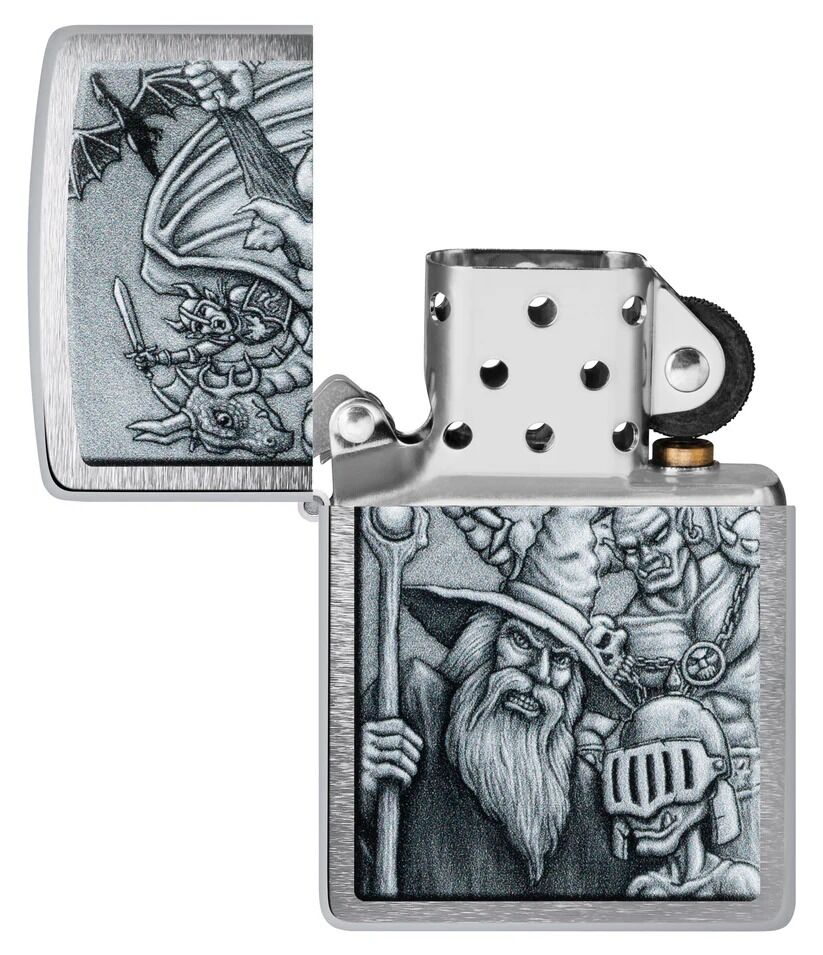 Zippo Lighter - Mystical Beings Design