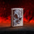 Zippo Lighter - Skull and Flame Design