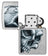 Zippo Lighter - Skull and Flame Design