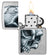 Zippo Lighter - Skull and Flame Design