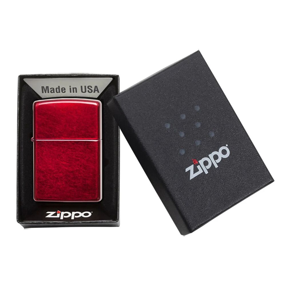 Zippo Lighter - Classic Candy Apple Red